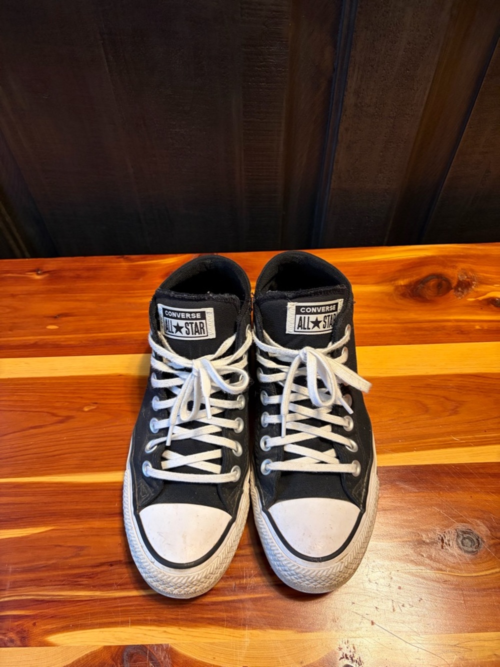 Converse Black and White Men's High-Top Sneakers